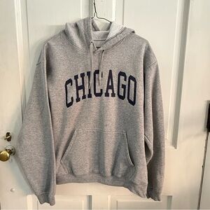Gray Chicago Hoodie